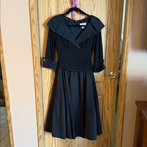 Jessica Howard Black Long Sleeve Dress